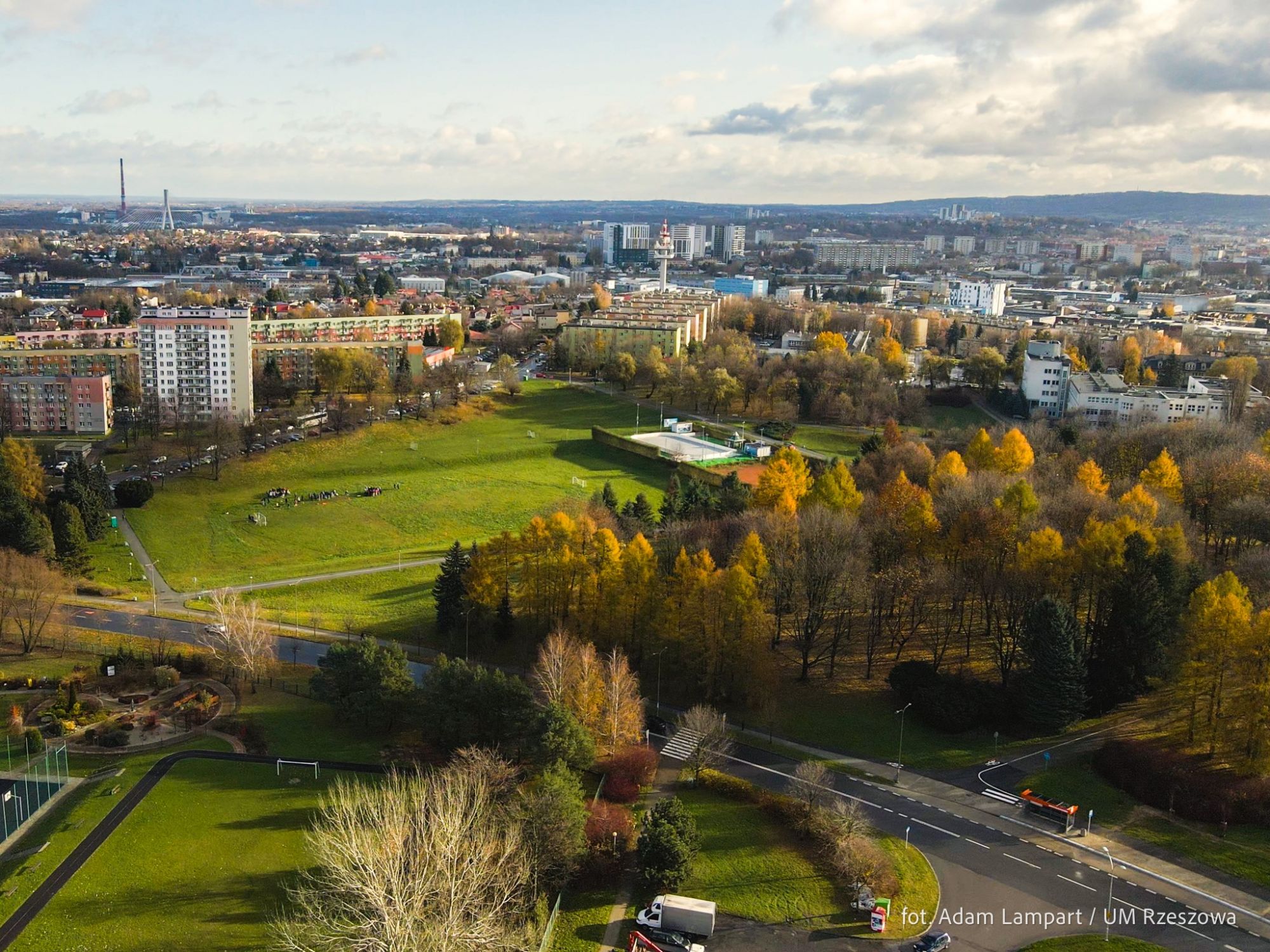 zdjęcie parku Sybiraków w Rzeszowie